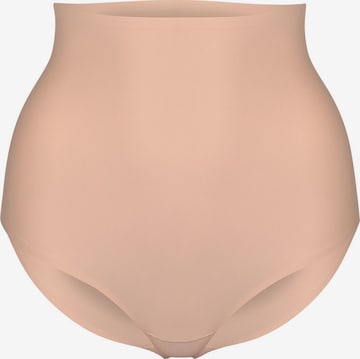 Nur Die Shapingslip ' Highwaist Contour Medium Shaping ' in Beige: voorkant