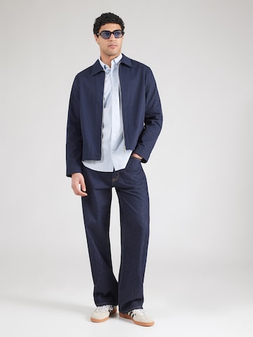 Calvin Klein Jeans Regular fit Srajca 'CLASSIC' | modra barva