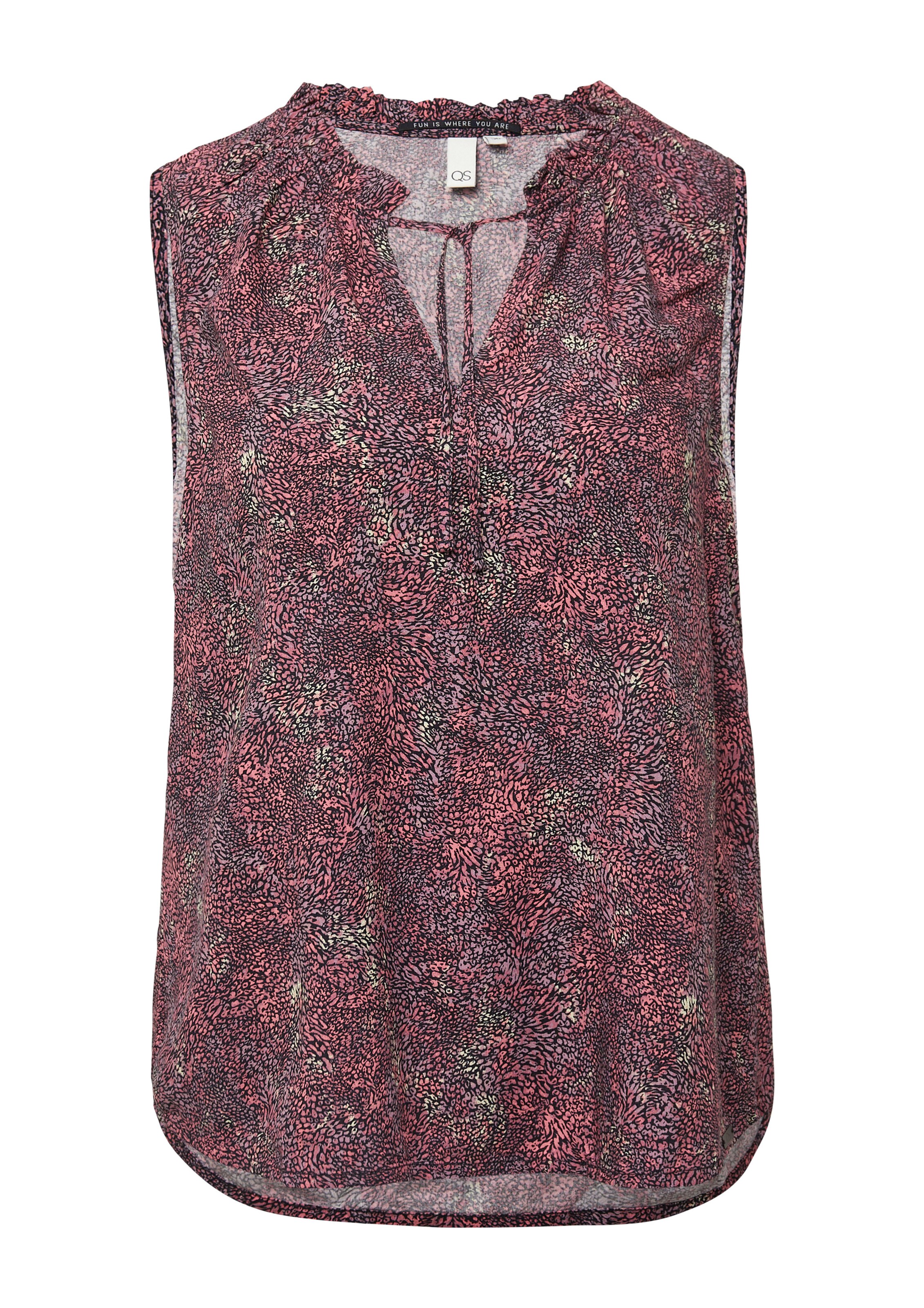 QS Blusentop in Pink: Vorderseite