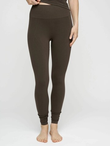 moshi moshi mind Skinny Leggings 'Pulse' i brun: forside