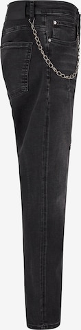 2Y Premium Tapered Jeans in Black