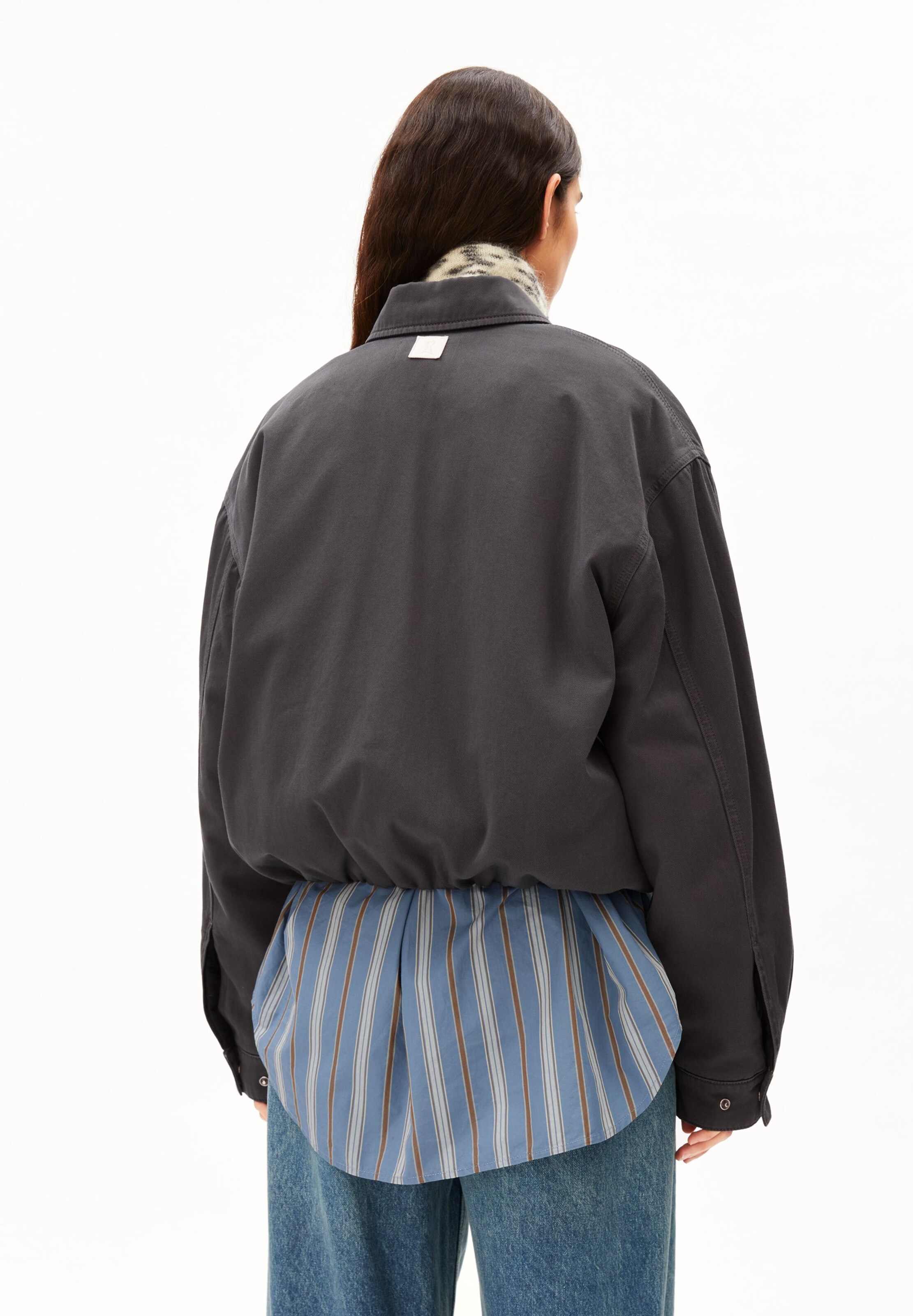 ARMEDANGELS Übergangsjacke in Grau