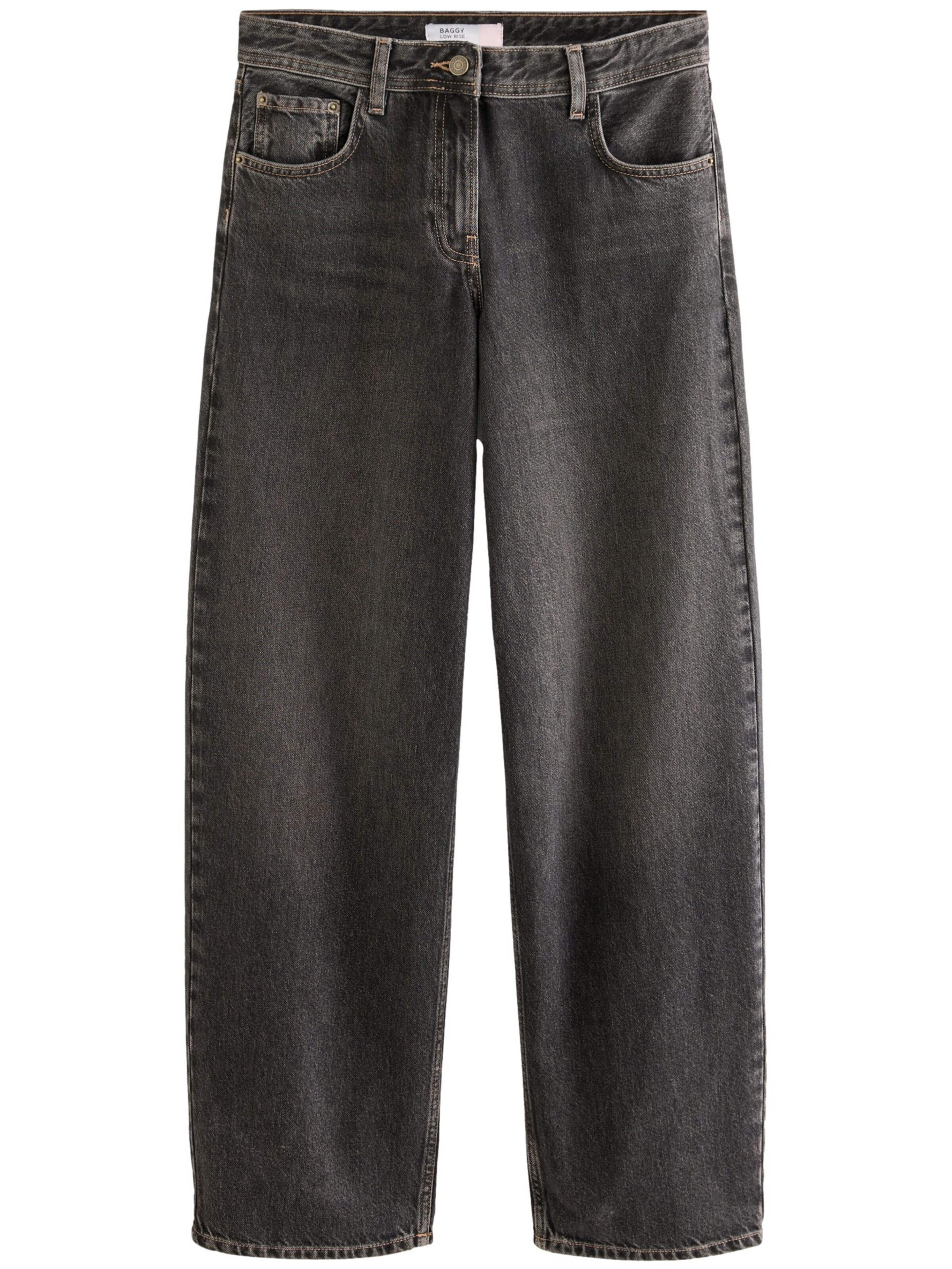 Next Zvonové kalhoty Džíny – černá: přední strana