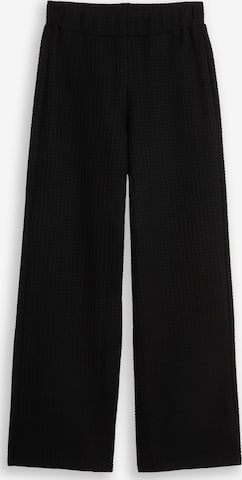 Pantalon TOM TAILOR DENIM en noir : devant