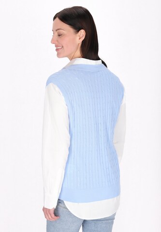 usha BLUE LABEL - Colete de malha 'Everyday Fashion' em azul