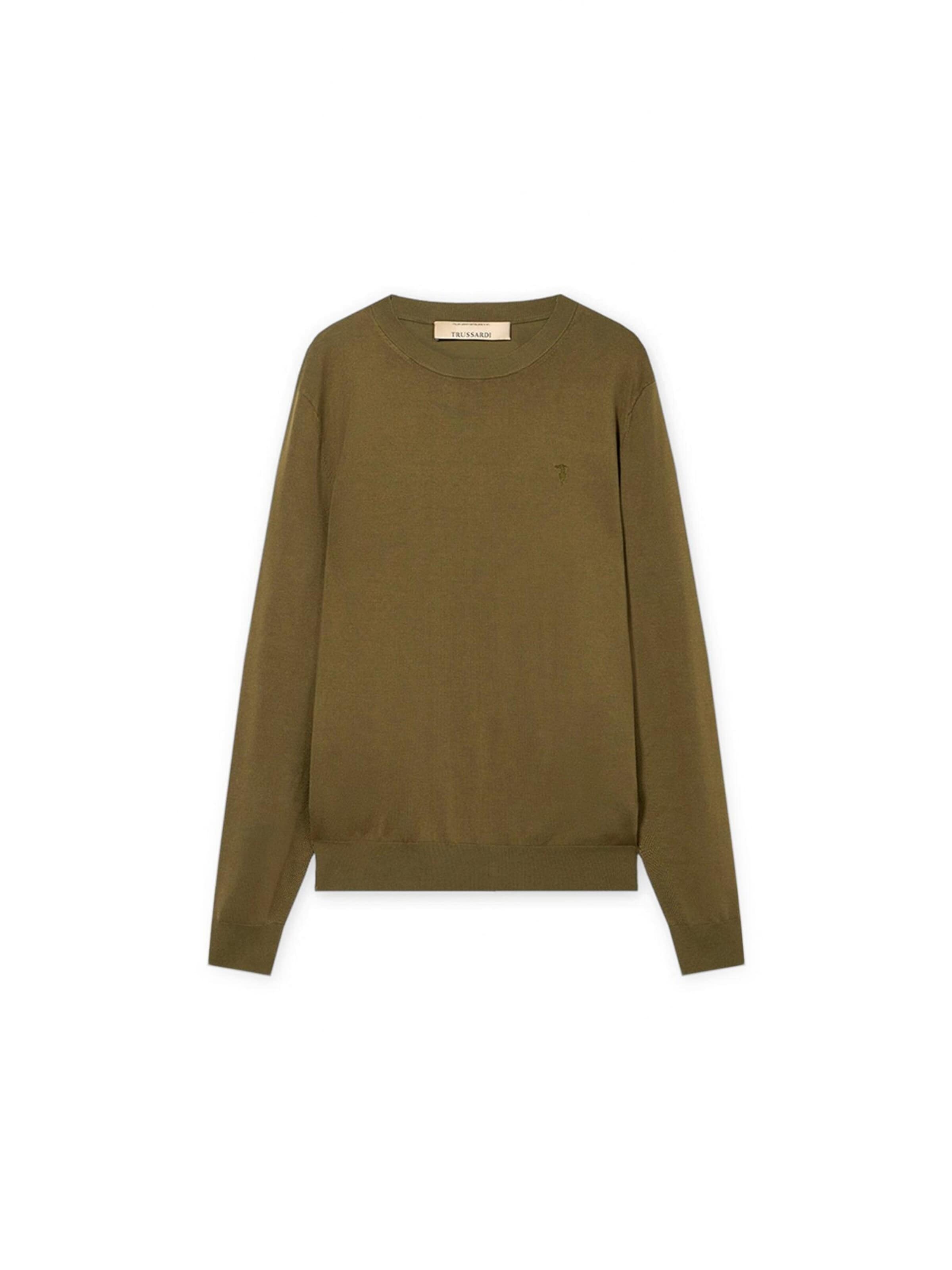 Trussardi - Jersey en verde: frente