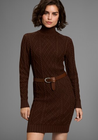 LAURA SCOTT Kleid in Braun: Vorderseite