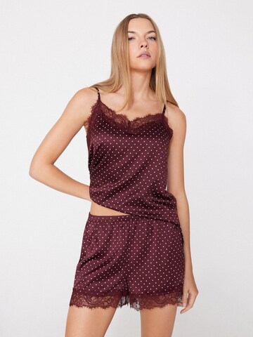 Tezenis Regular Pajama Pants in Red