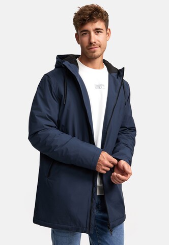 INDICODE JEANS Winterjas 'INEmilio' in Blauw