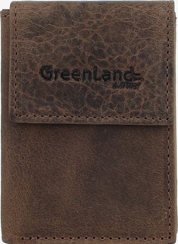 Greenland Nature Wallet 'Montenegro' in Brown: front