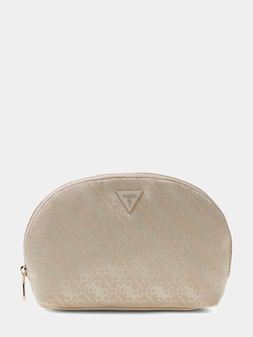 GUESS Kosmetiktasche in Beige: Vorderseite