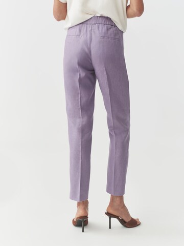 TATUUM - regular Pantalón de pinzas 'Imi 1' en lila