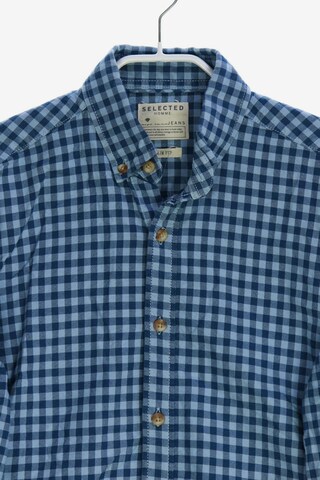 SELECTED HOMME Button Up Shirt in XS in Blue