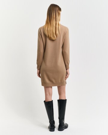 GANT Knitted dress in Beige