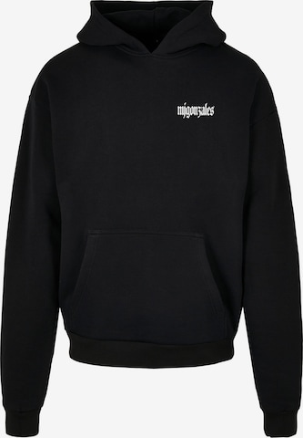 MJ Gonzales Sweatshirt 'Divine Wings' in Black: front