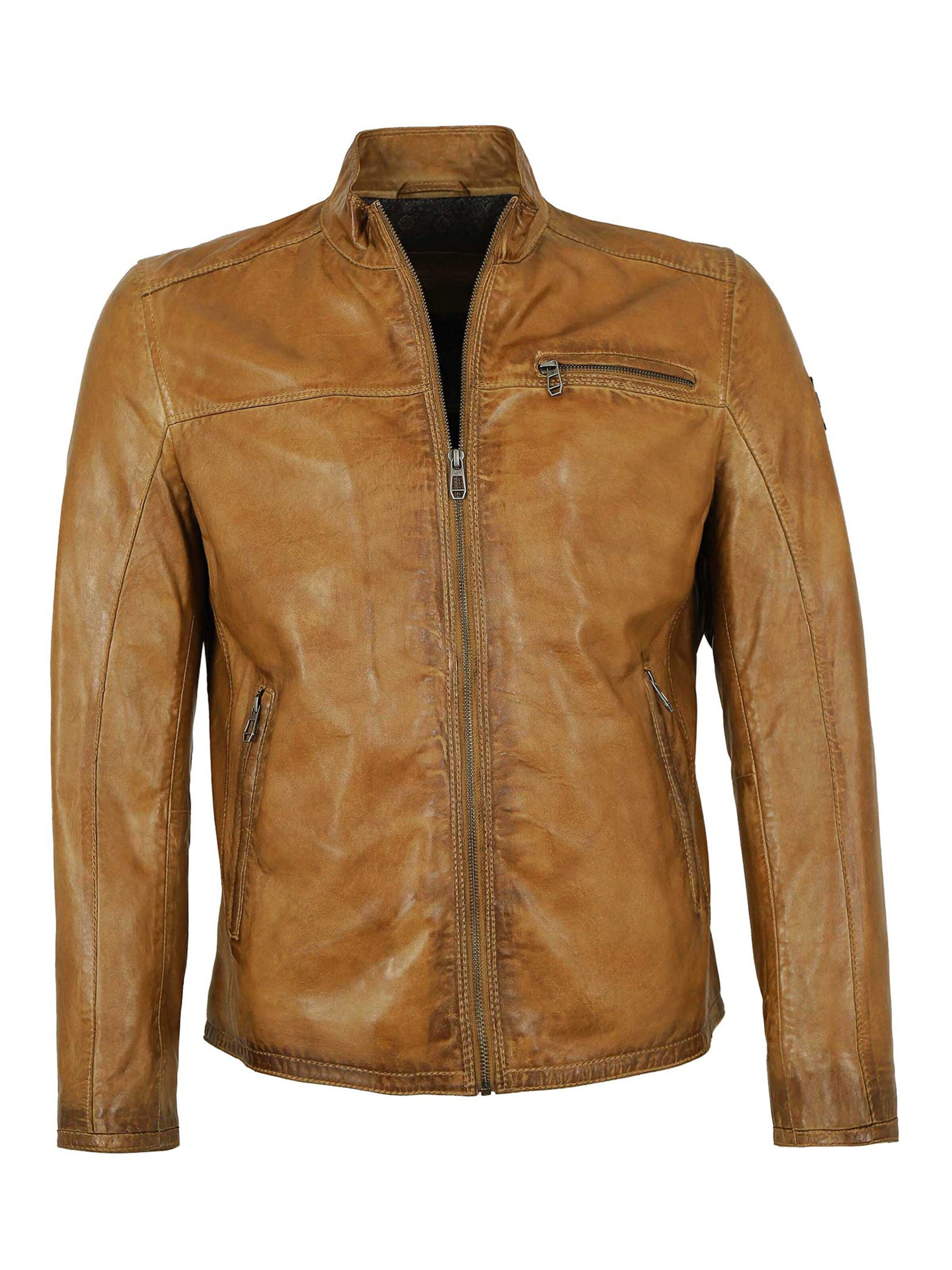 MILESTONE Between-Season Jacket 'MS-Marco' in Brown: front