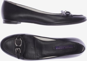 Ralph Lauren Flats & Loafers in 39 in Black: front