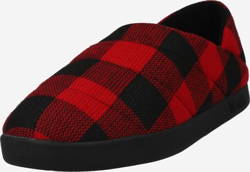 TOMS Huisschoen 'EZRA' in Rood: voorkant