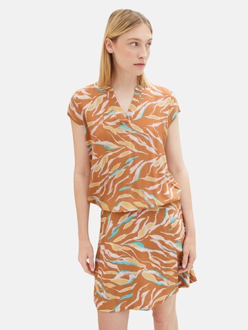 TOM TAILOR Blouse in Orange