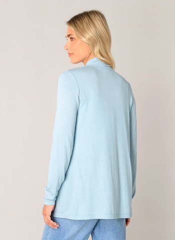 BASE LEVEL Knit Cardigan in Blue
