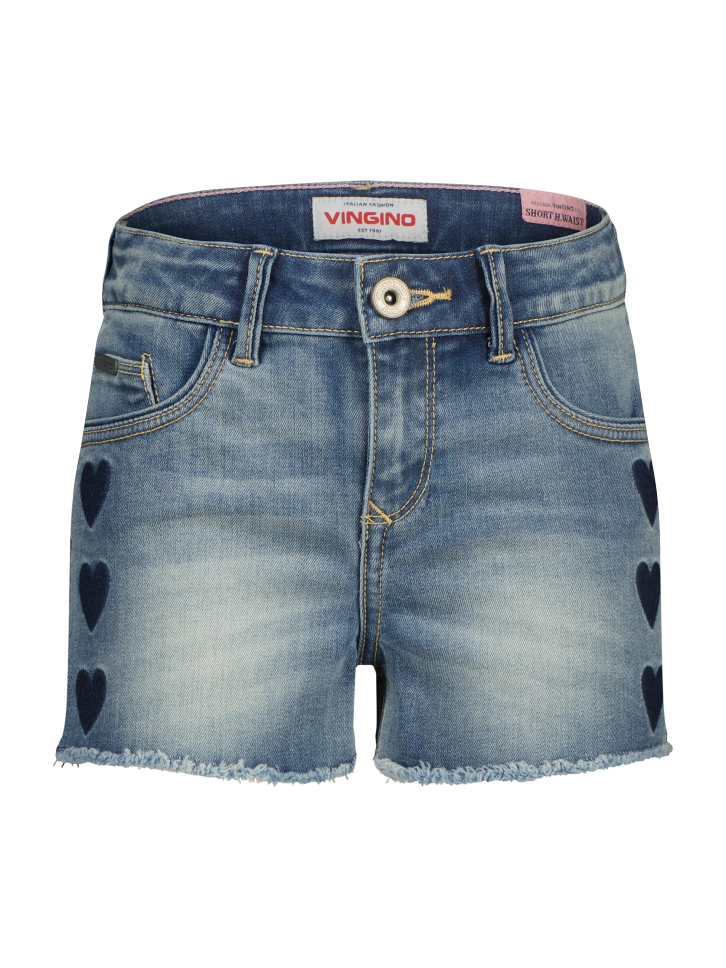 VINGINO tavaline Teksapüksid 'Dafina Heart', värv sinine: eest vaates