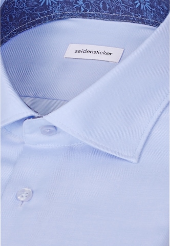 SEIDENSTICKER Slim fit Business shirt in Blue