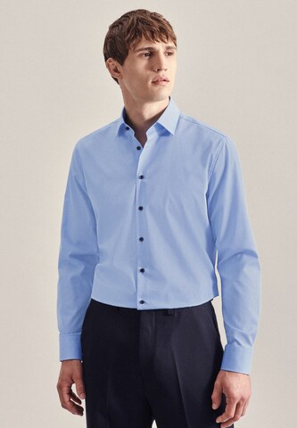 Regular fit Camicia business di SEIDENSTICKER in blu