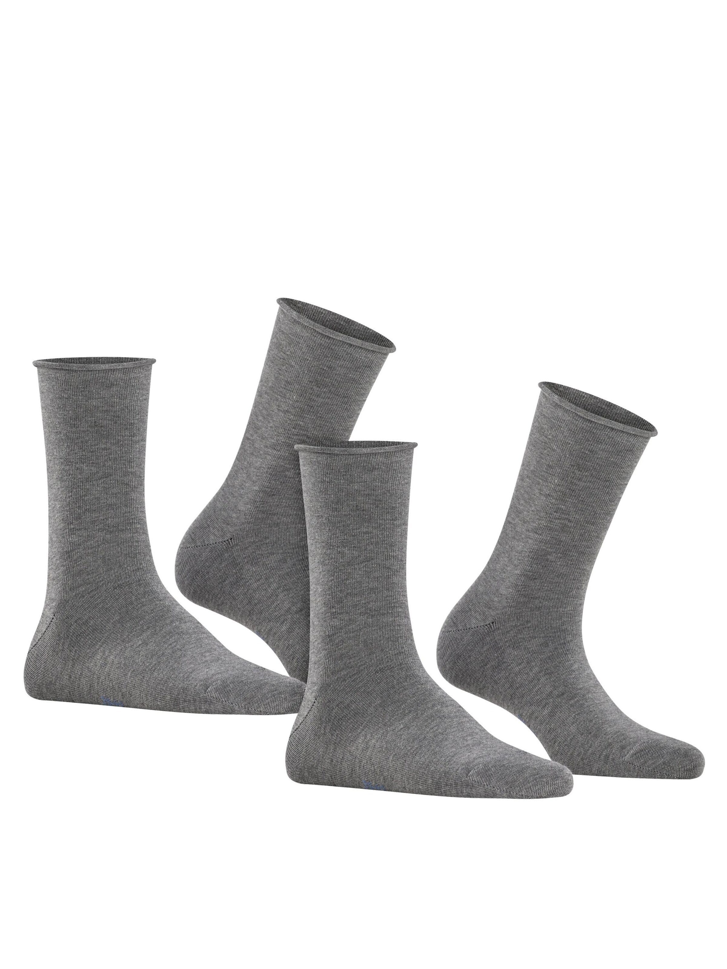 FALKE Socks 'Happy 2-Pack' in Grey