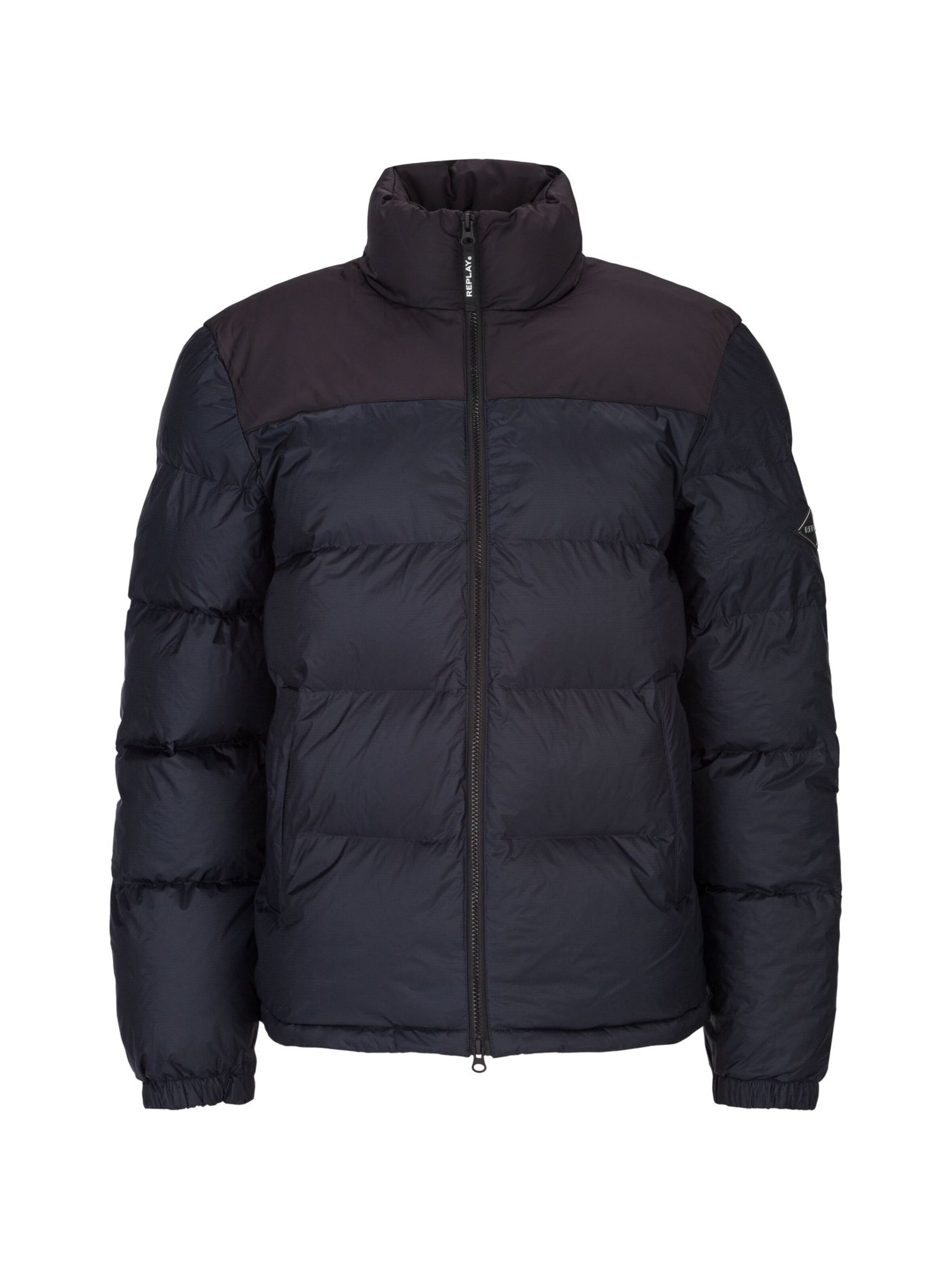 REPLAY Winter Jacket in Blue: front