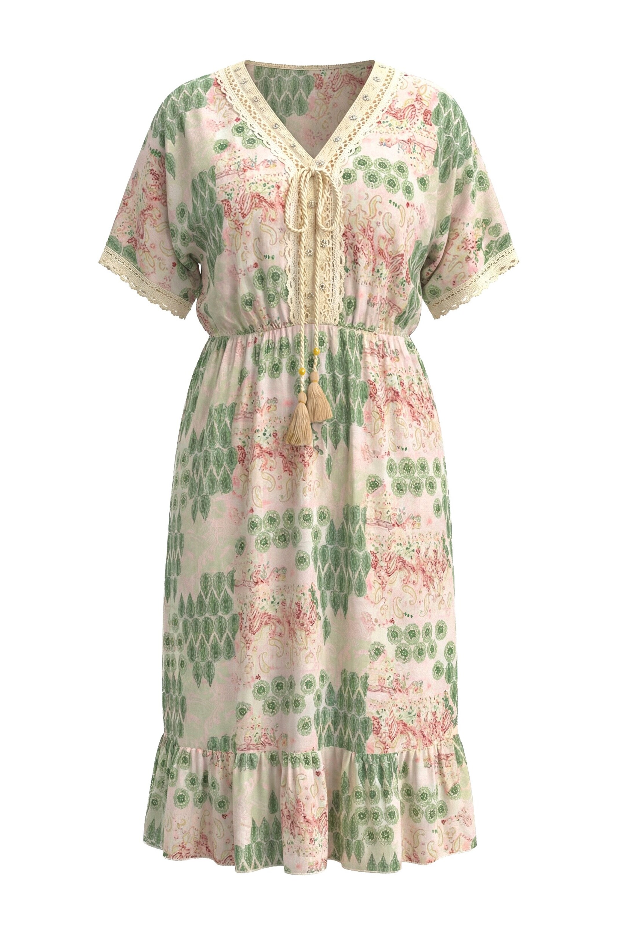MIAMODA Kleid in Beige: Vorderseite