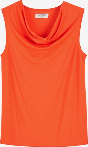 Camomilla Italia Top 'Twix' in Oranje: voorkant