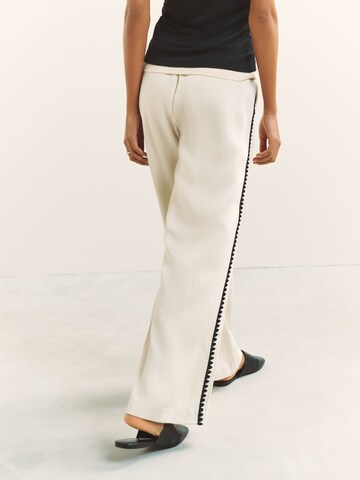 Wide Leg Pantalon Next en blanc