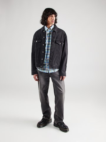 FYNCH-HATTON Regular fit Button Up Shirt in Blue