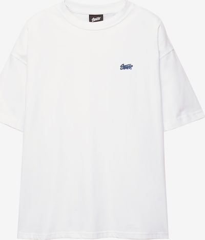 Pull&Bear Paita 'STWD' värissä sininen / valkoinen, Tuotenäkymä