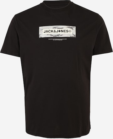 Jack & Jones Plus Shirt 'JCOBREEZE' in Black: front