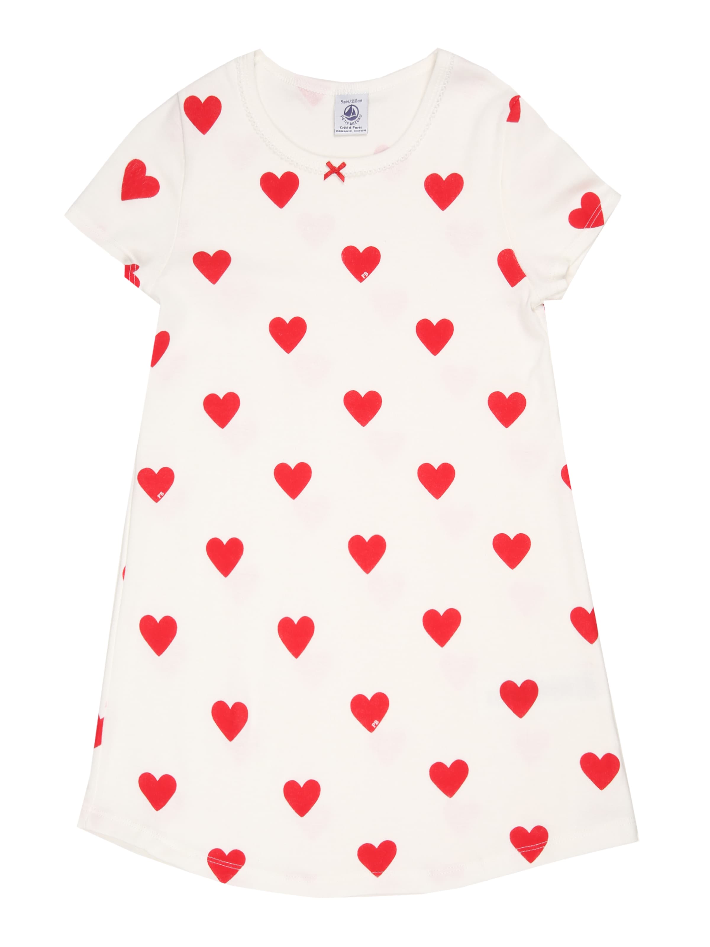 PETIT BATEAU Nočná košieľka - Biela: predná strana