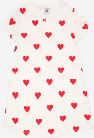 PETIT BATEAU Yöpaita värissä valkoinen: etupuoli