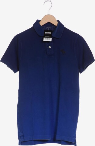 Abercrombie & Fitch Poloshirt L in Blau: predná strana