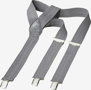 Charles Colby Suspenders in Grey: front