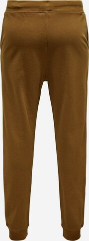 Effilé Pantalon Only & Sons en marron