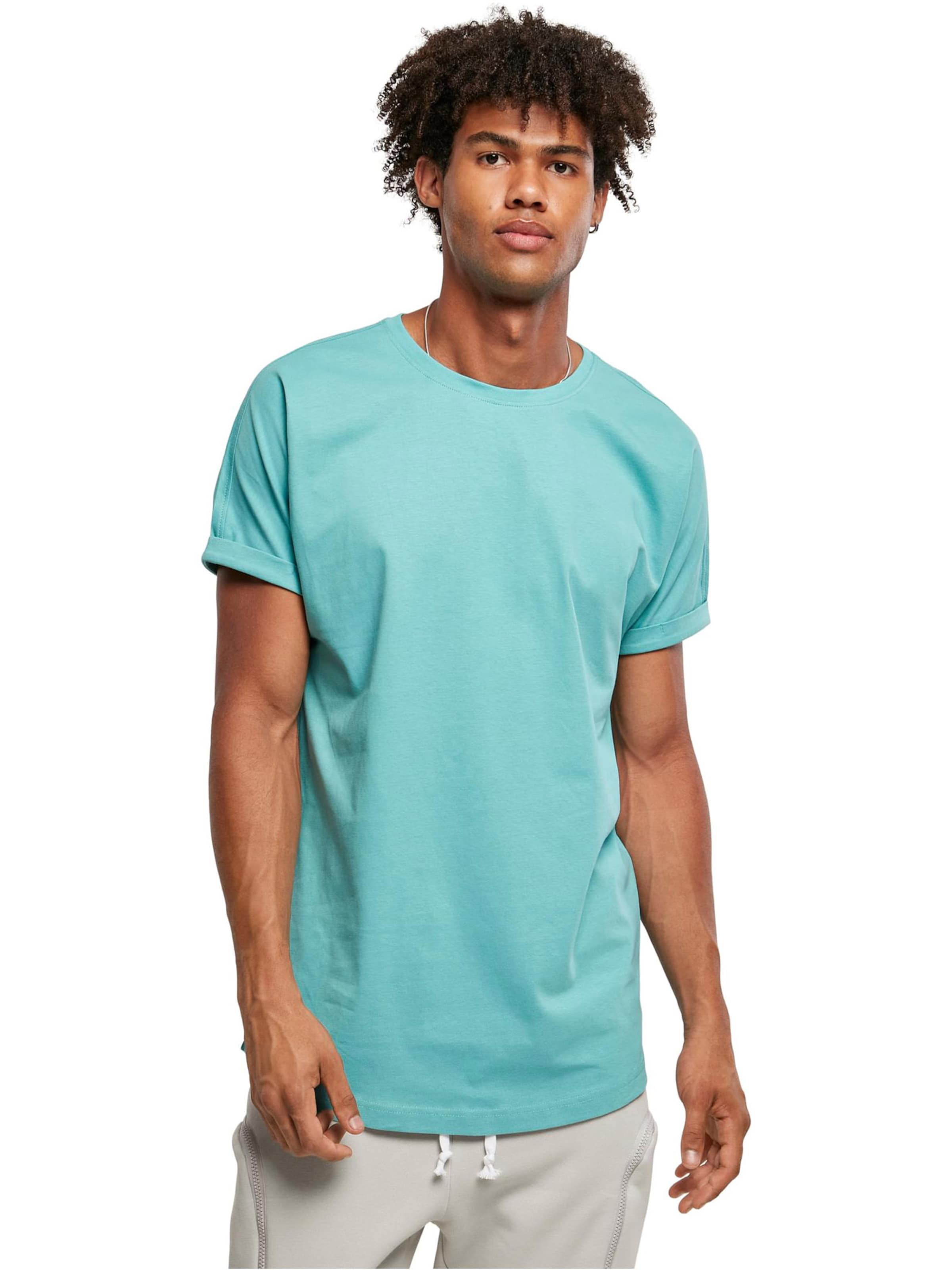 mėlyna Urban Classics Marškinėliai: priekis