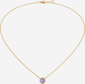 Pure Schmuck Kette in Lila: Vorderseite