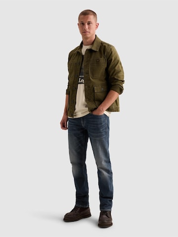 PME Legend Overgangsjakke 'Worker jacket with multiple pockets' i grøn