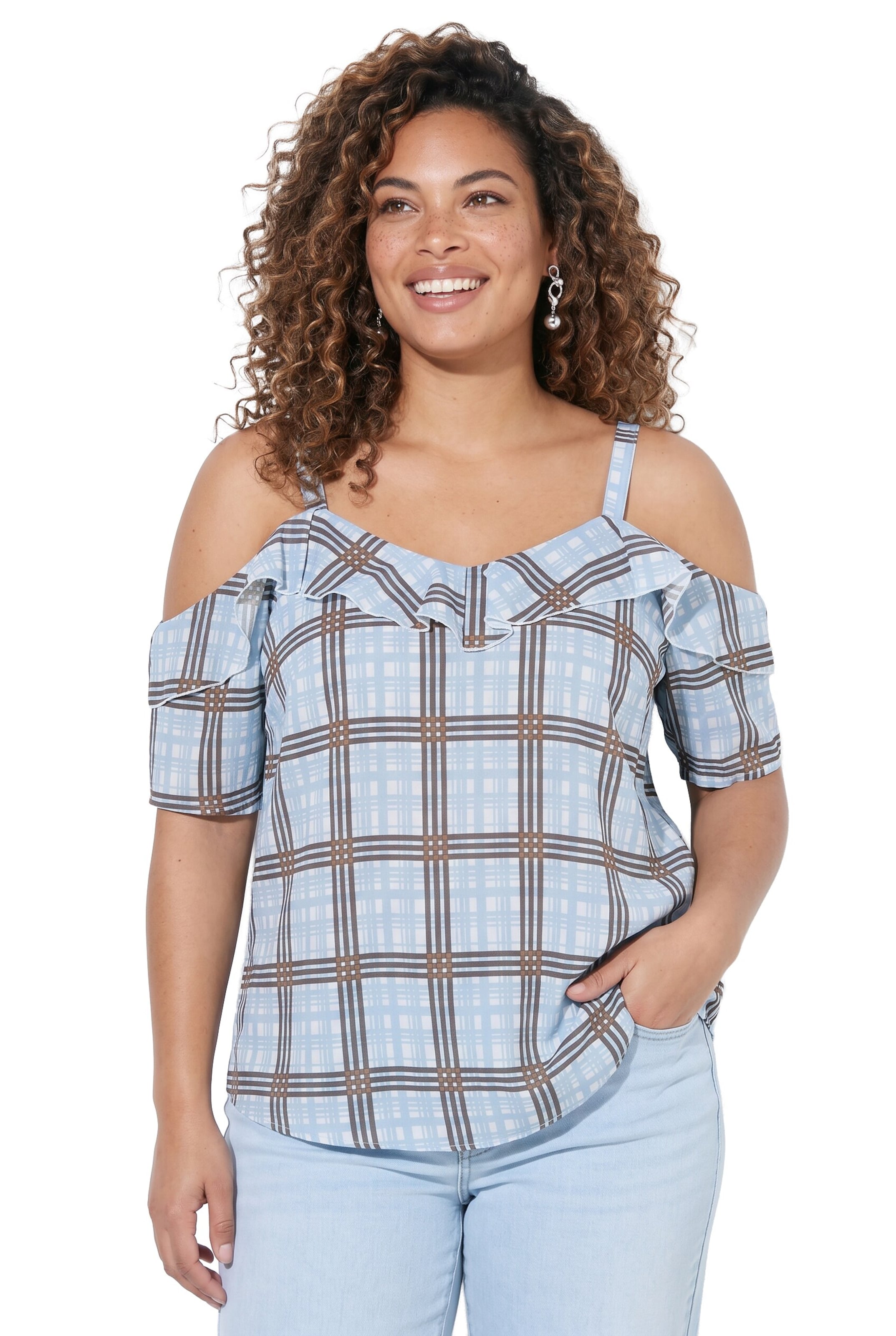 MIAMODA Blouse in Mixed colours: front