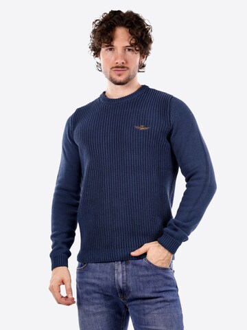 Aeronautica Militare Pullover 'Maglione' in Blau