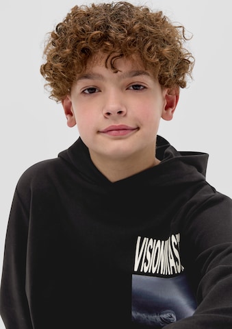 s.Oliver Sweatshirt in Black