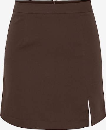 PIECES Skirt 'THELMA' in Brown: front