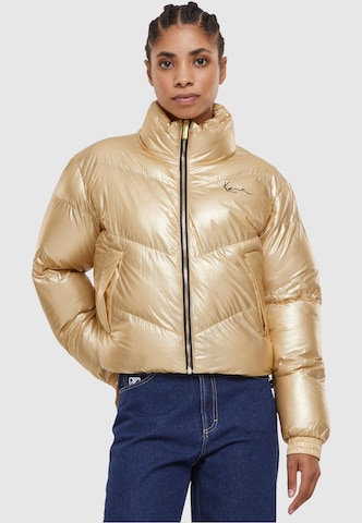 Karl Kani Winter Jacket in Yellow: front