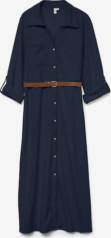 VERO MODA - Vestido camisero 'VMBecca' en azul: frente