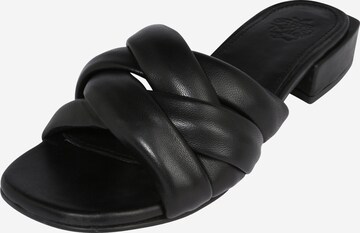 Apple of Eden Pantolette 'June' in Schwarz: predná strana